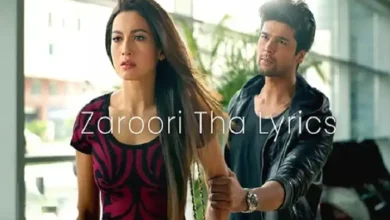 zaroori tha lyrics