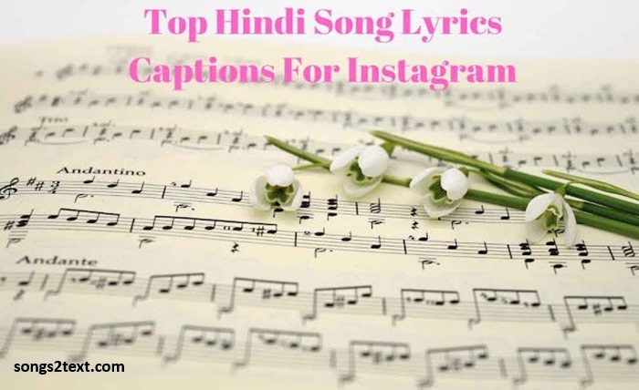 hindi song lyric captions