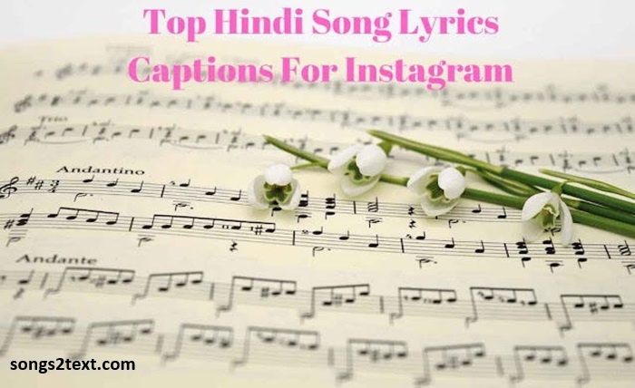 hindi songs lyrics caption