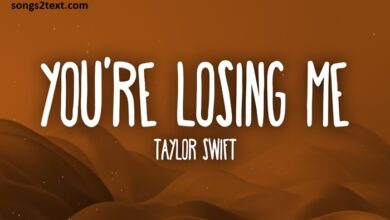 you're losing me lyrics